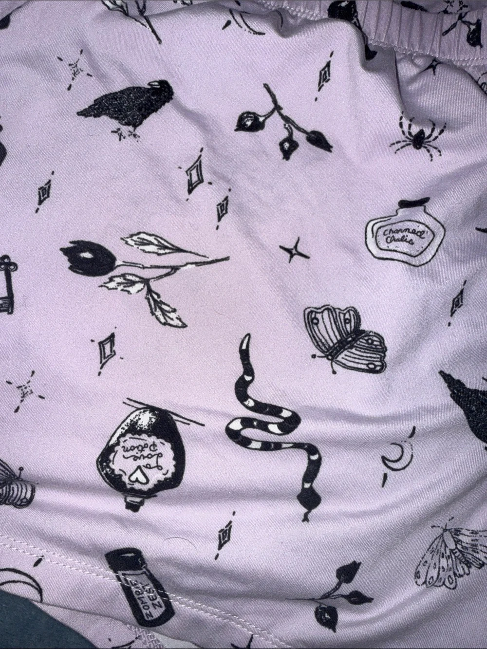 Halloween Graphic Print Two-Piece Pajama Set - Picture 3 of 5